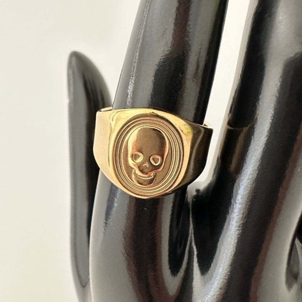 Gold Skull Ring